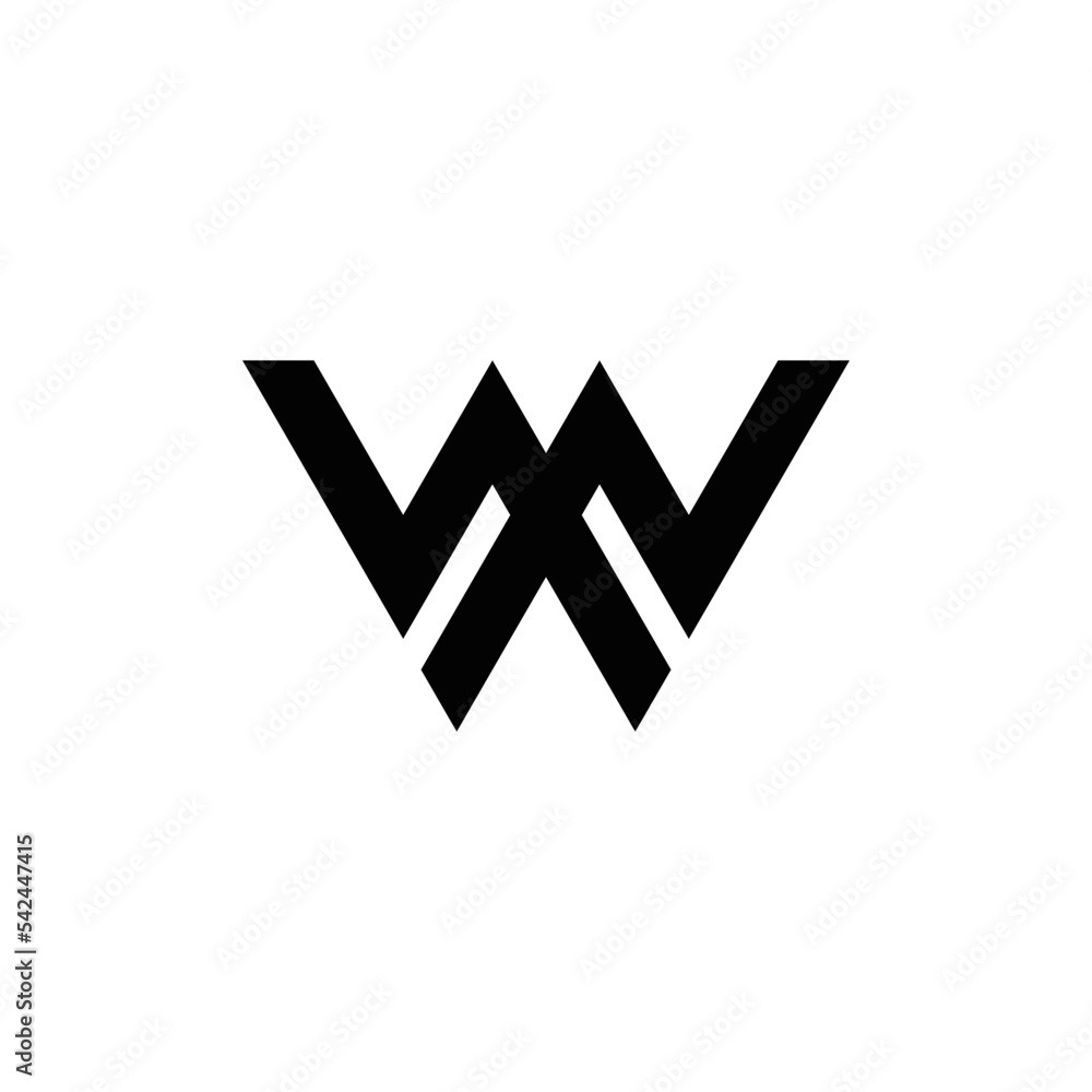 Abstract W initial monogram logo design, icon for business, simple, elegant
Abstract W initial monogram logo design, icon for business, simple, elegant