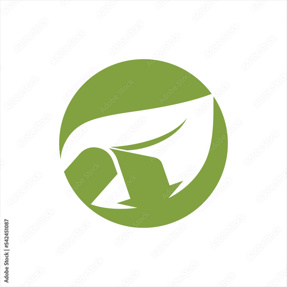 Recycled logo design. Logo design with recycle icon leaf and arrow. Recycled logo design. Logo design with recycle icon leaf and arrow.