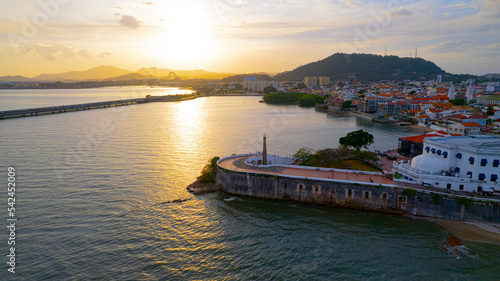 Vista aerea Casco Antiguo, Panama
