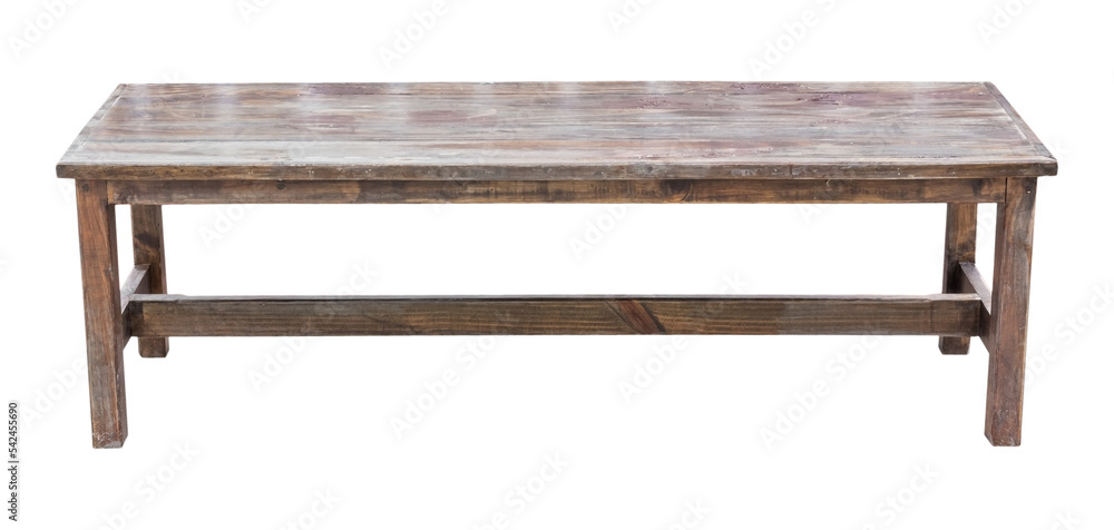 old wooden chair isolated and save as to PNG file