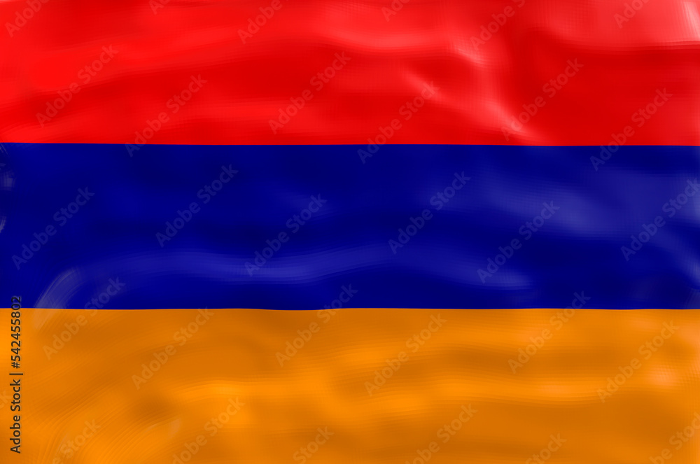 National flag  of Armenia. Background  with flag  of Armenia
