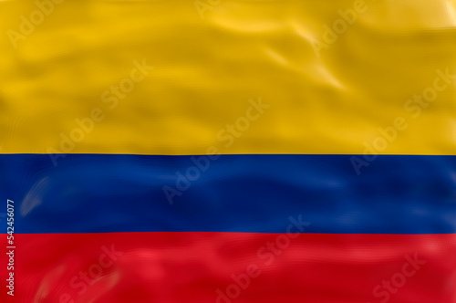 National flag  of Colombia. Background  with flag  of Colombia © Stanislau Vyrvich