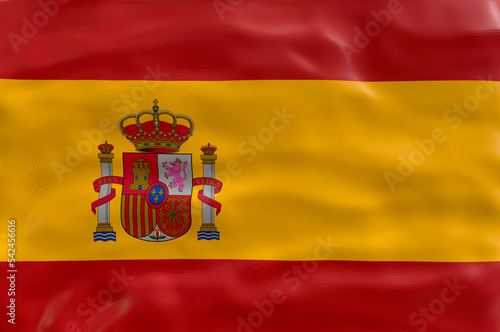 National flag of España. Background with flag of España