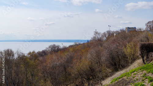 Volga river bank