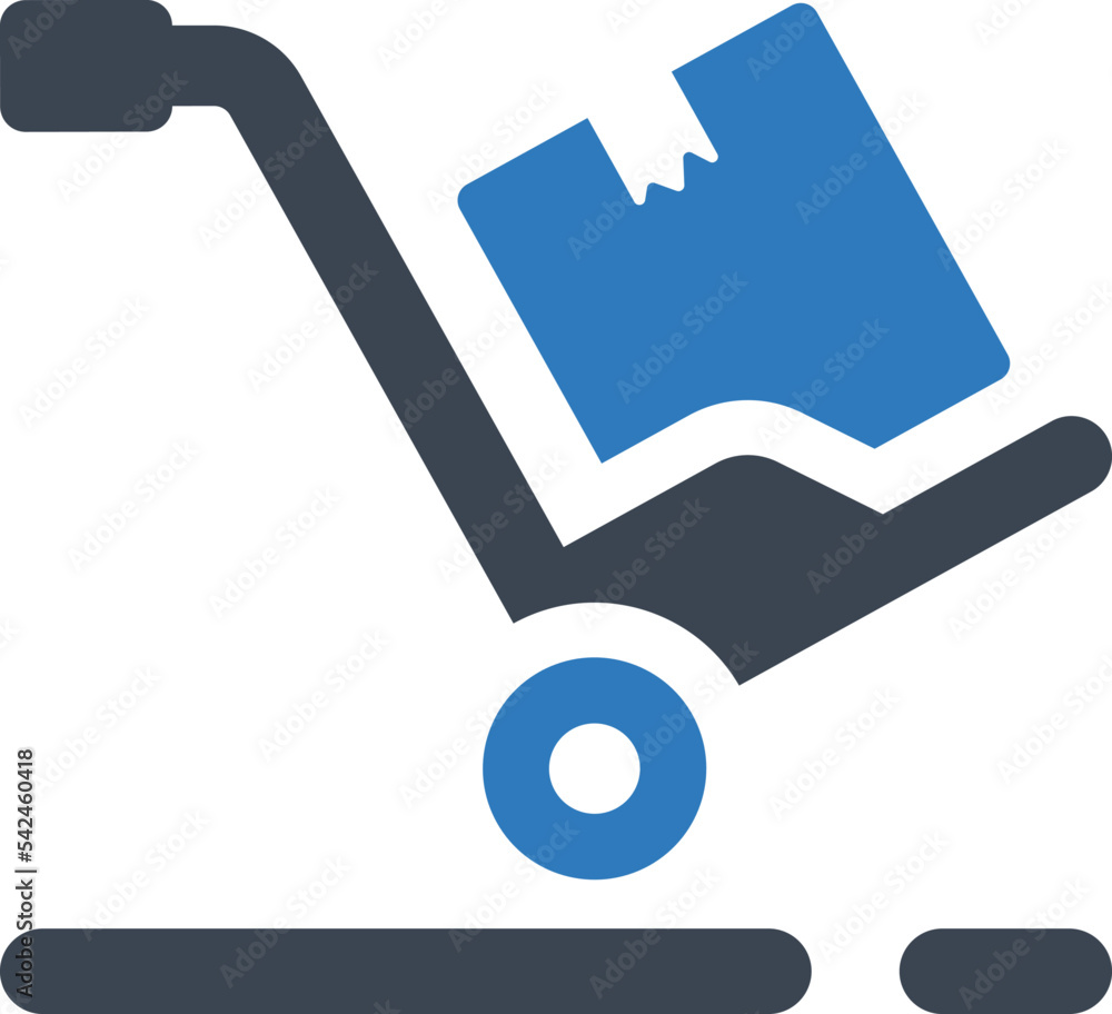 Handcart icon Handcart icon