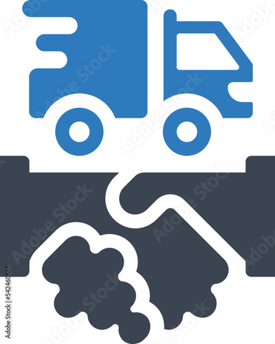 Transporting partners icon