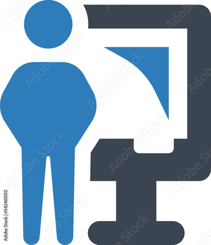Self-service terminal icon