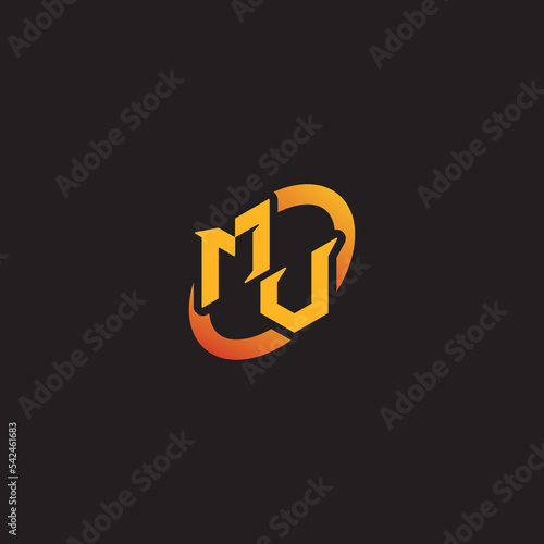 VM initial Design abstract esports logo for twitch and youtube ideas