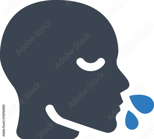 Runny nose icon