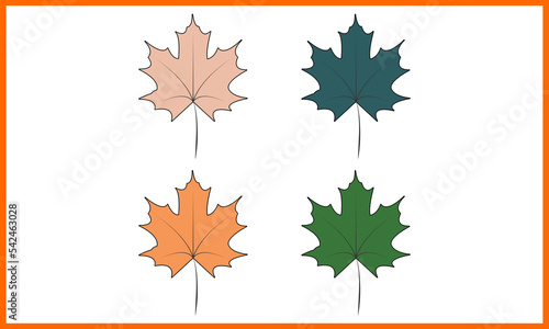 Autumn Tree Leafs Line Art  Fall Leaves Crafts Gnome Design  Magic Clipart Halloween Tree Leafs Illustration  and Vector Design.