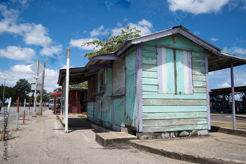 beach hut in Bridgtown ,Barbados Island