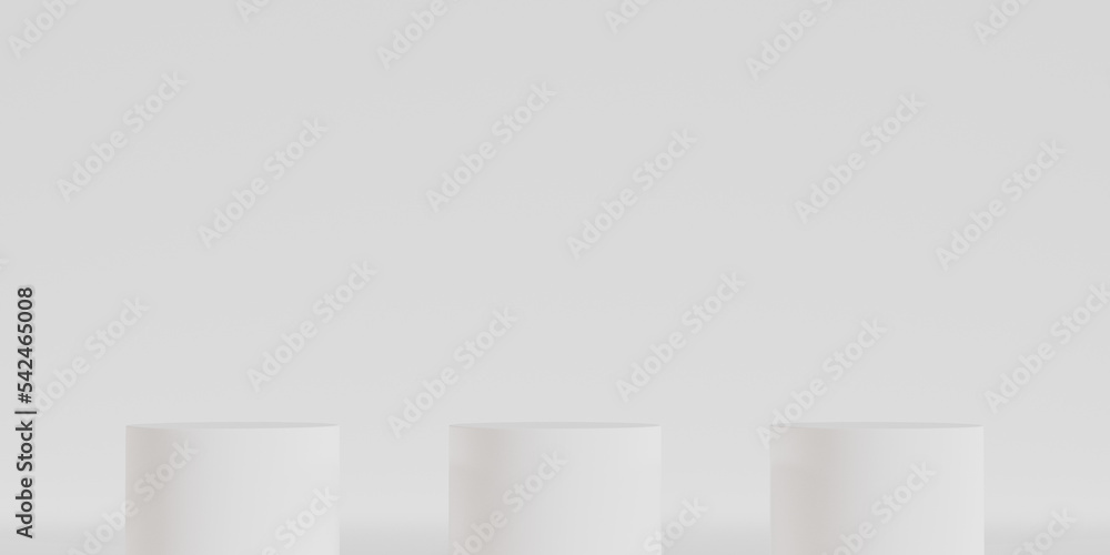 3d render of minimalist podium in white gray studio and lighting for product display. 3d render of minimalist podium in white gray studio and lighting for product display.