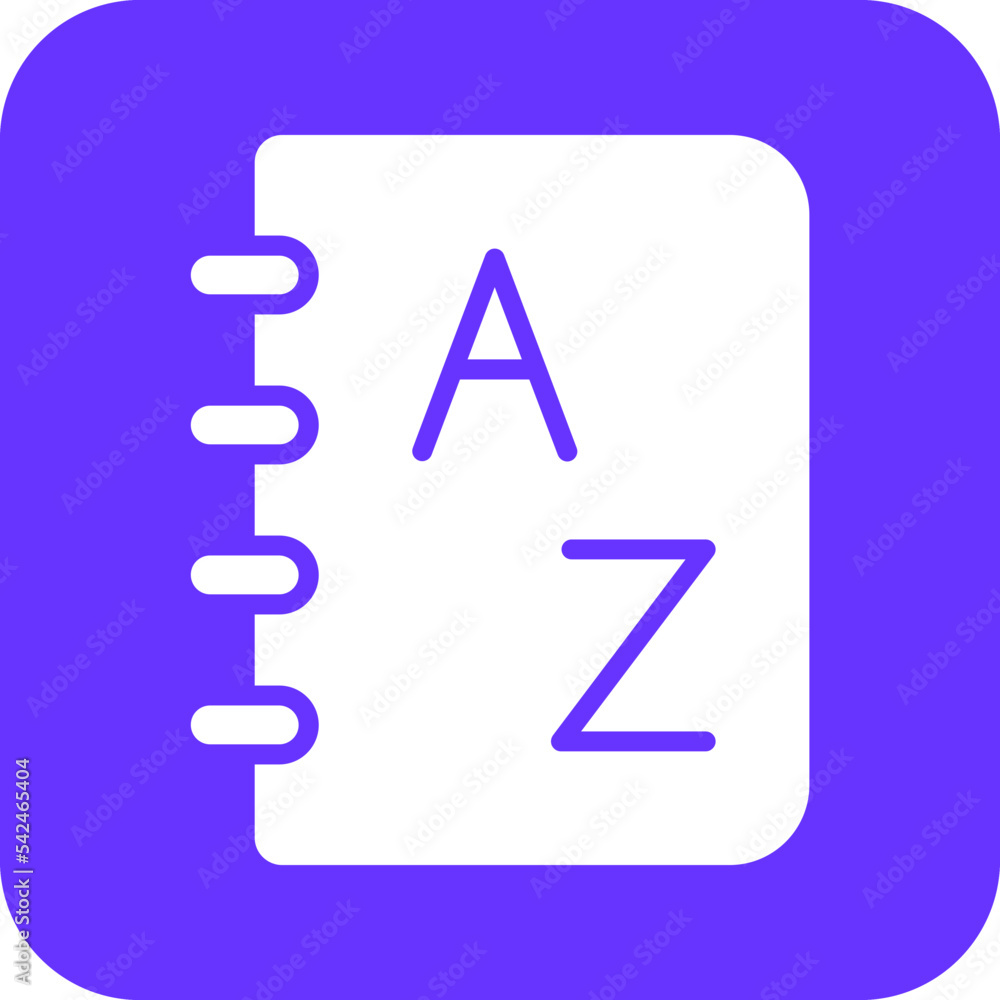 Dictionary Icon Style Dictionary Icon Style