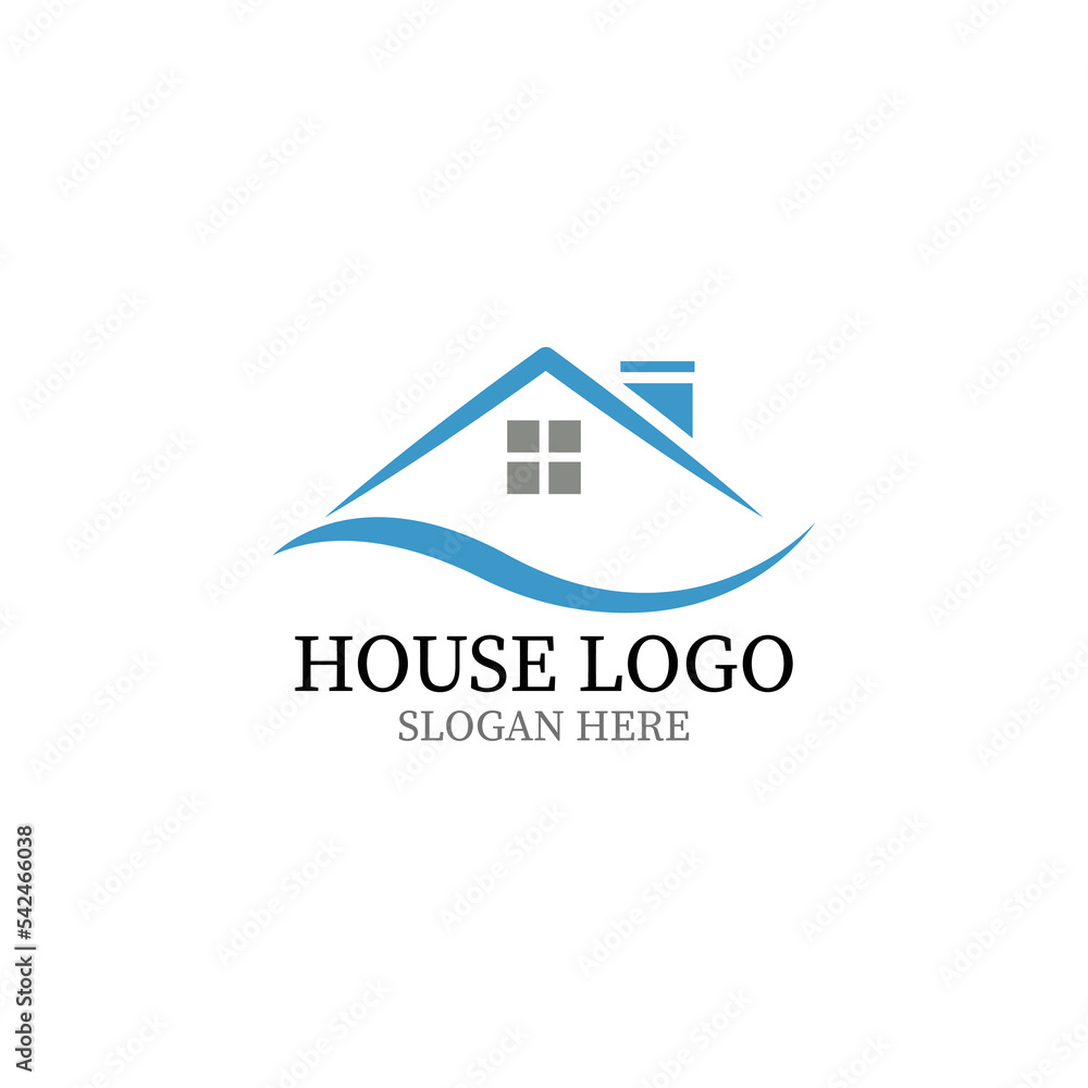 house logo design vector template