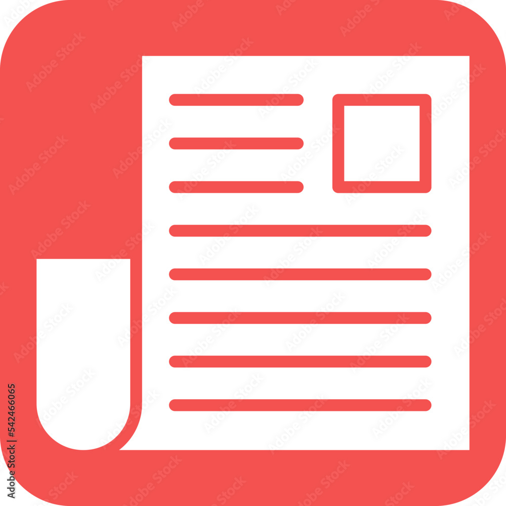 Newspaper Icon Style Newspaper Icon Style