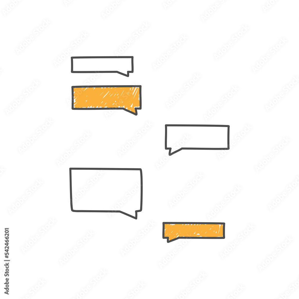 Message boards in the messenger. SMS windows. Business doodle. Message boards in the messenger. SMS windows. Business doodle.