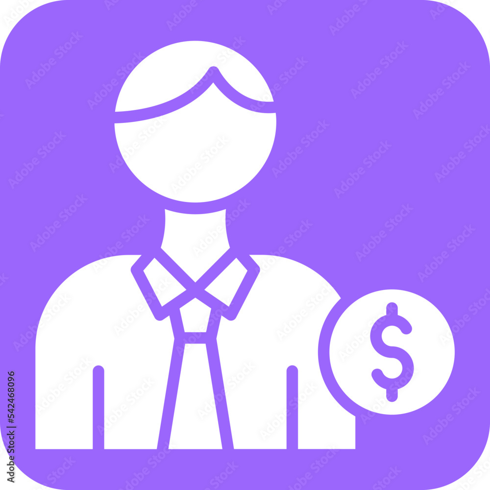 Accountant Icon Style Accountant Icon Style