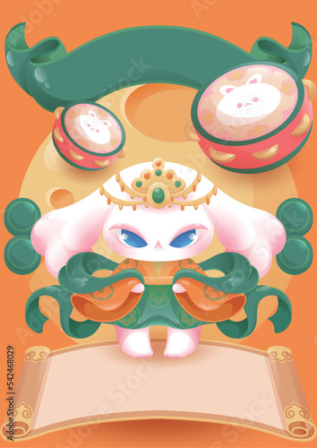 Cute poster of the Year of the Rabbit