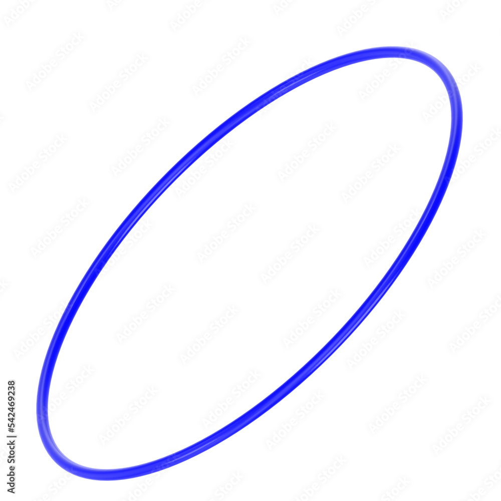 3d rendering illustration of a rhythmic gymnastics hoop