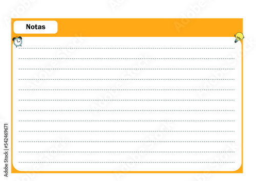 Planificador y Notas semanal