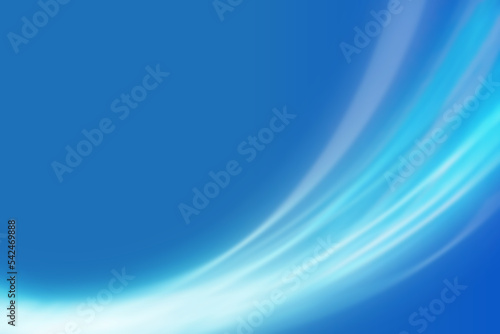 Elegant blue wavy curve abstract technology business background