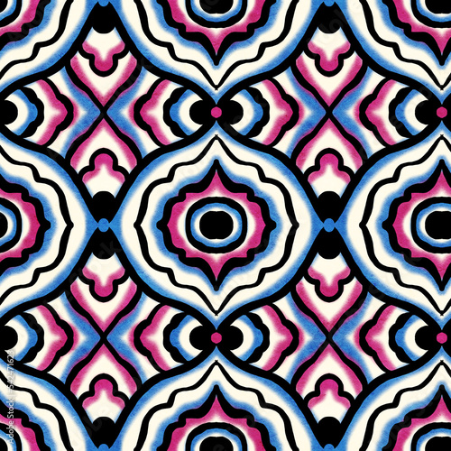 stylized ethnic pattern.