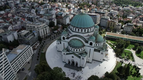 Temple of Saint Sava the biggest Serbian Orthodox Church, Belgrade, Serbia