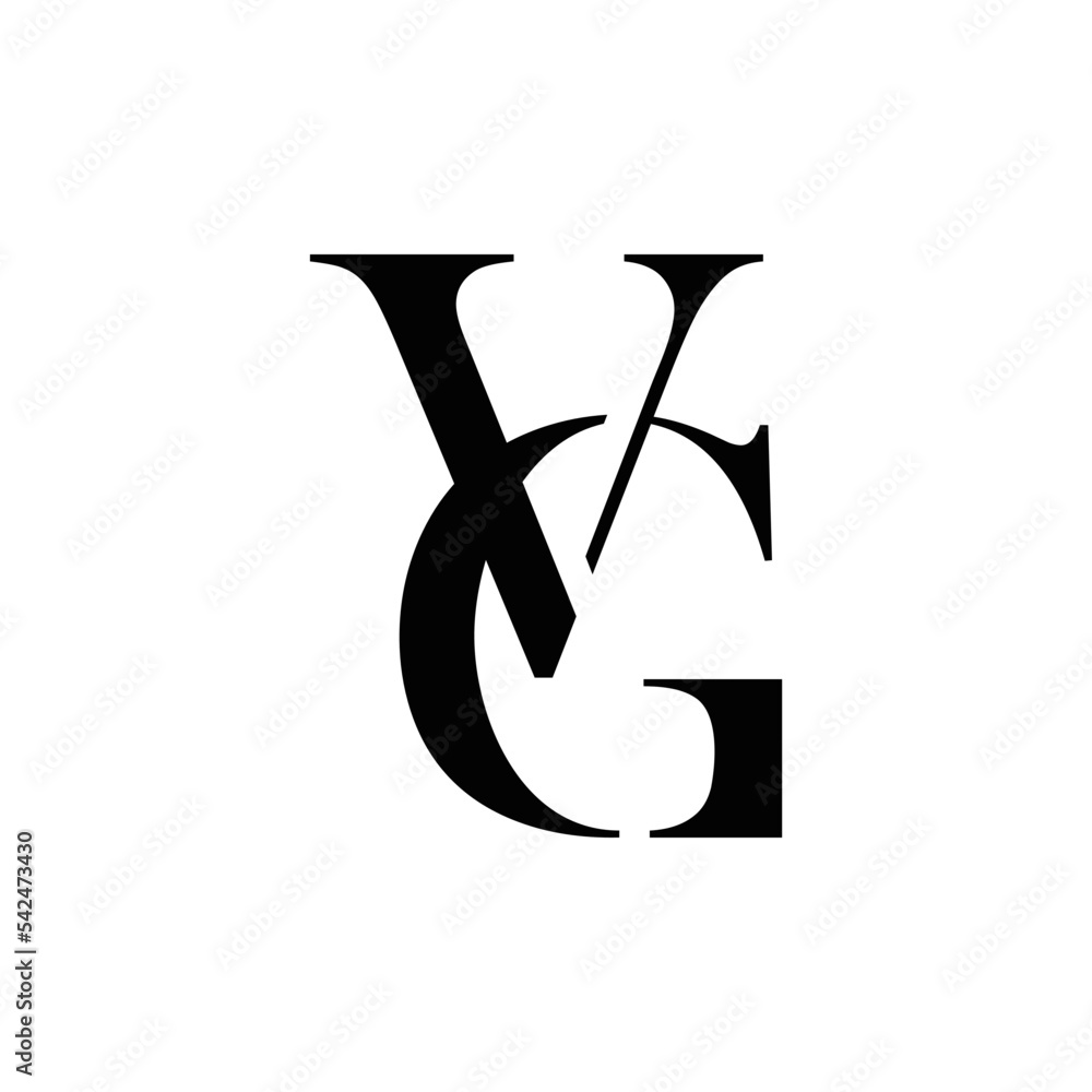 VG initials monogram logo design, icon for business, template, simple, elegant VG initials monogram logo design, icon for business, template, simple, elegant