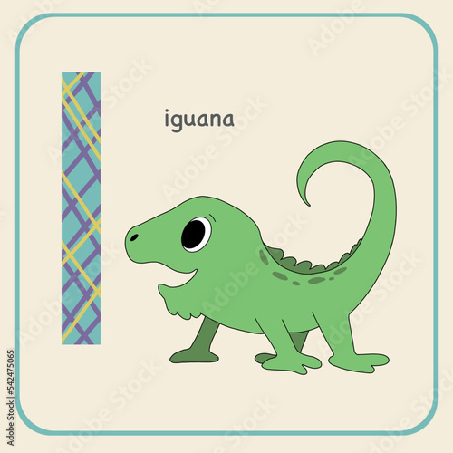 animal alphabet letter i