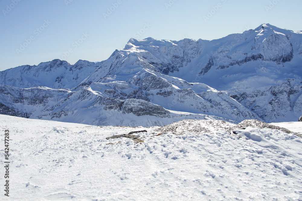 winter mountain landscape, bad gastein