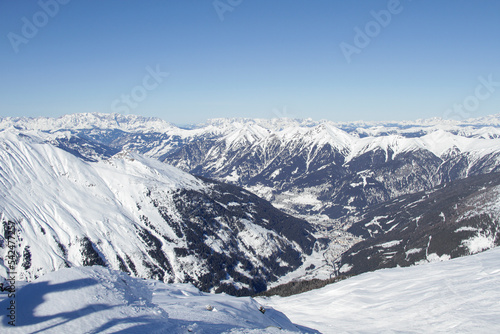 winter mountain landscape, Bad Gastain 