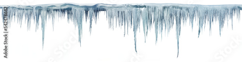 Foto Icicles, isolated from the background, isolated object