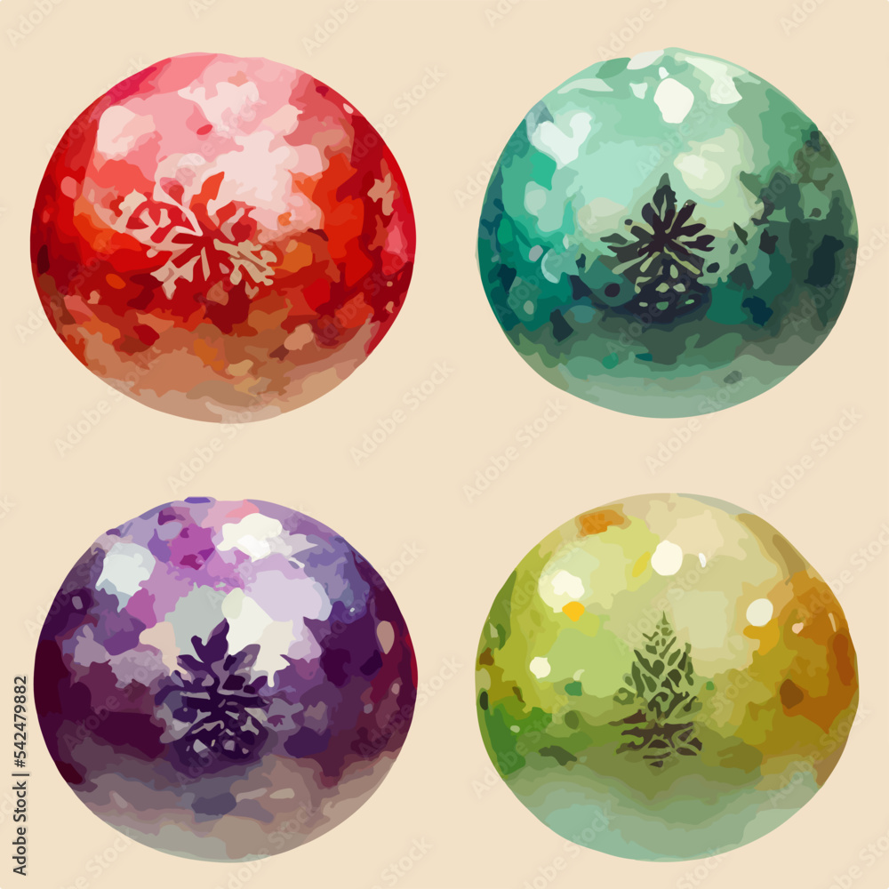 Seamless pattern christmas balls, watercolor balls background pattern. Winter holidays Seamless pattern christmas balls, watercolor balls background pattern. Winter holidays