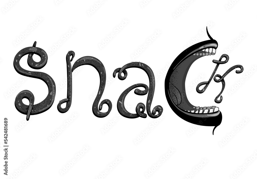 Obraz premium Lettering of the word 