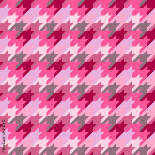 seamless geometric pattern with houndstooth