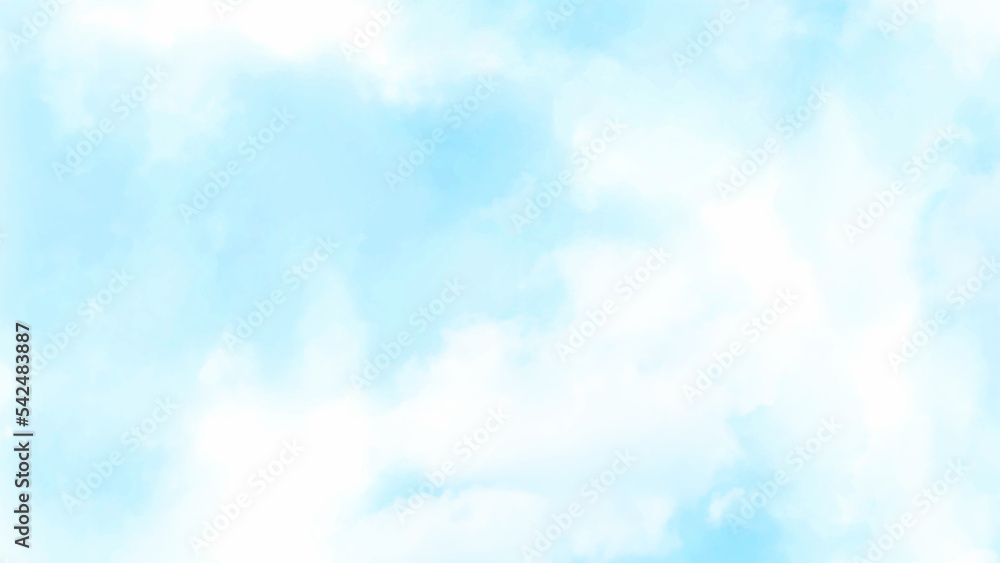 Cloudscape. Blue sky with clouds