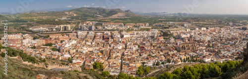 View of a former roman city Sagunto