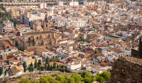 View of a former roman city Sagunto