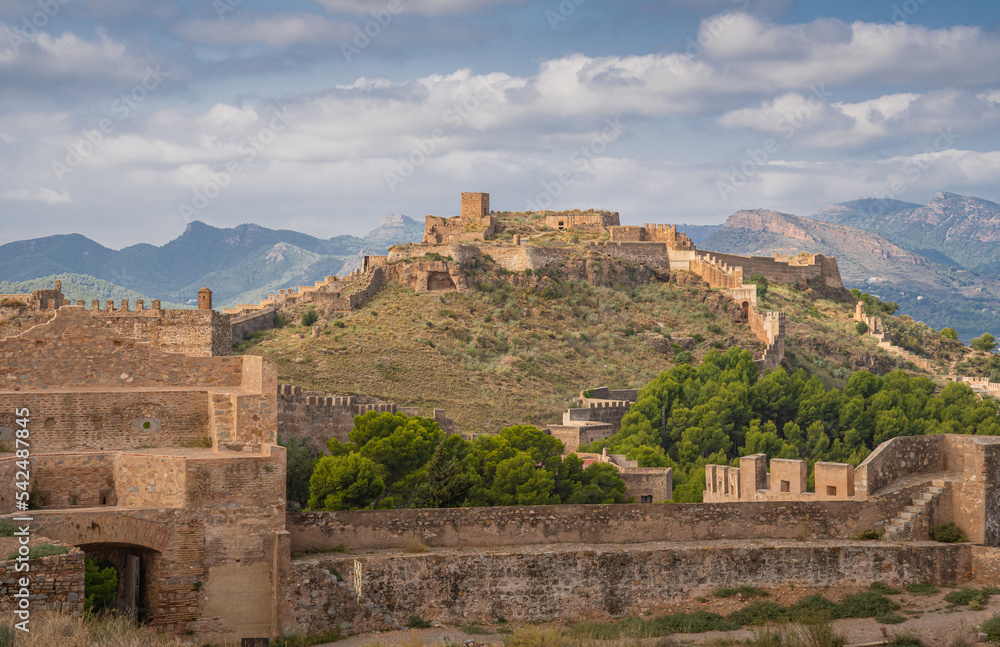 Fototapeta premium The Castle of Sagunto, Valencian community