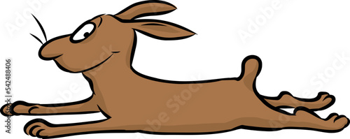 Niedlicher kleiner brauner Hase