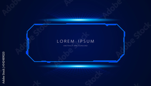 abstract technology ui futuristic concept hud interface hologram copy space of digital innovation on hi tech future design background