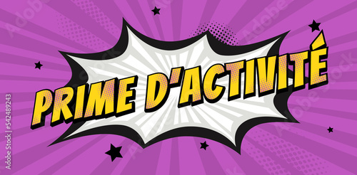 Photos prime d'activité dechir violet