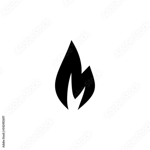 Gas symbol. Flame of fire. Gas Flame Icon