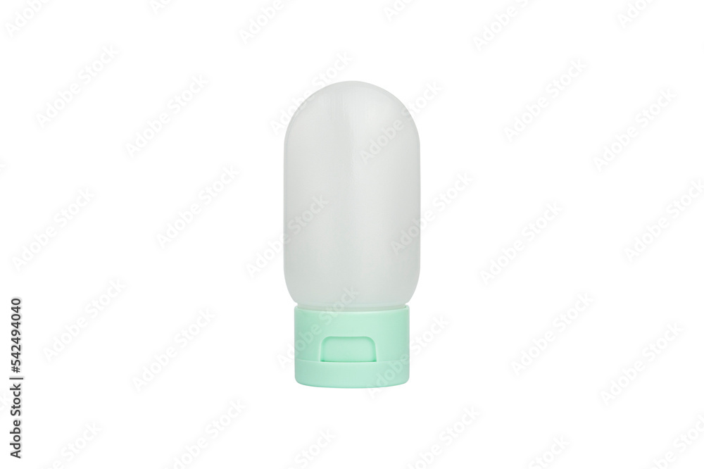 plastic tube mockup, bottle for medicinal or cosmetic branding - cream, gel, skin care. Cosmetic container, isolate plastic tube mockup, bottle for medicinal or cosmetic branding - cream, gel, skin care. Cosmetic container, isolate
