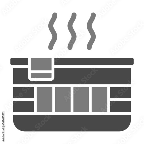 Jacuzzi Greyscale Glyph Icon