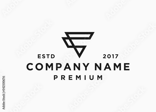 initials letter vc logo design vector illustration template