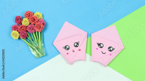 Mini Rose Bouquet - Paper Flower Craft