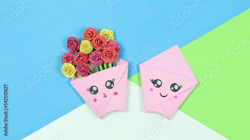 Mini Rose Bouquet - Paper Flower Craft