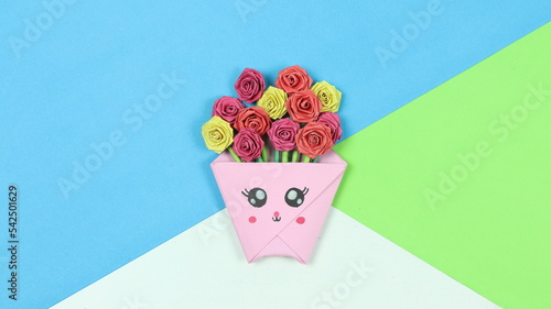 Mini Rose Bouquet - Paper Flower Craft