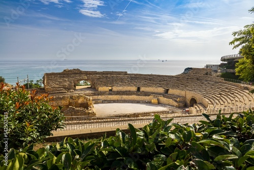 Roman Amphitheatre of Tarragona in Spain Fototapet